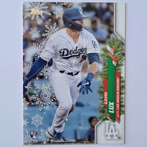 2020 Topps Holiday Baseball Gavin Lux Rookie Card #HW1 - Picture 1 of 2