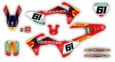 Gas Gas MC MC-F 2024 2025 Dekor Aufkleber GasGas - Bild 1 von 4