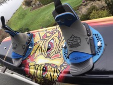 Hyperlite Belmont 134 Wakeboard Mint Vintage Retro Surf Liquid Force Bindings
