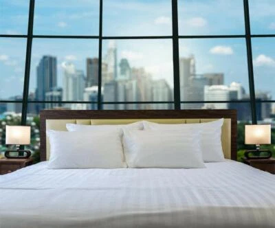 TBM 1 PIEZA Sábana Superior/Plana Sólida Gran Tamaño 600 TC Calidad Hotelera 100% Algodón Egipcio Foto 1 de 3