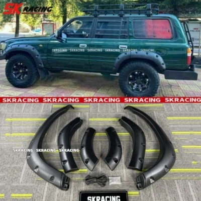 Se adapta a Land Cruiser lc80 fj80 1991-1997 guardabarros llamaradas arcos de rueda carrocería ancha Foto 1 de 4
