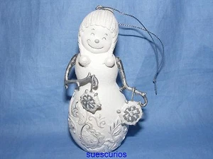 Estatuilla decorativa muñeco de nieve de Navidad perfectamente presentada 77016 - Imagen 1 de 1