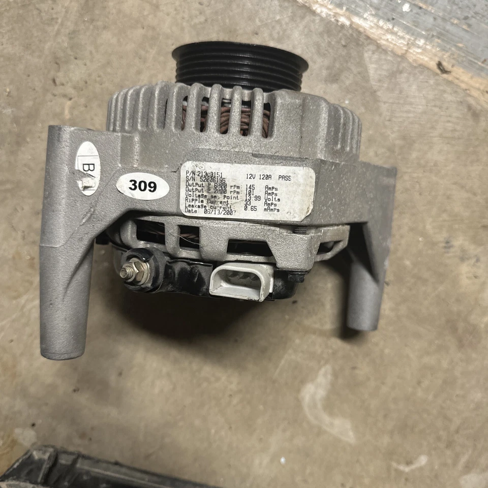 Alternador 1996-2001 Ford Taurus 3.0 V6 12v 120A - Imagem 1 de 4