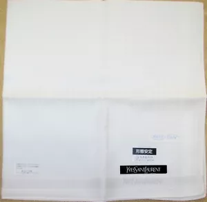 YVES SAINT LAURENT *Formal Easy care Scarf Handkerchief 48cm /KANRINI - Picture 1 of 5