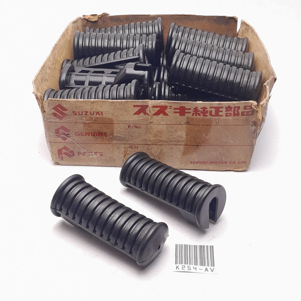 La clavija delantera de goma puede adaptarse a Suzuki A100 TS50 K10 K11 M30 NOS 2 piezas Foto 1 de 4