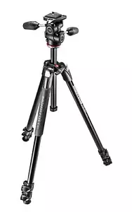 Manfrotto Stativ 290 Serie XTRA Aluminium 3 Stufen 3 Wege Kopf Kit MK290XTA3-3W - Bild 1 von 5