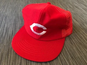 Vintage CINCINNATI REDS baseball cap hat. MLB Official Green bill Lightly used. - Picture 1 of 8