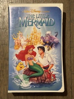 THE LITTLE MERMAID--DISNEY- BLACK DIAMOND VERSION #913(VHS, 1989) BANNED COVER  - Image 1 of 4