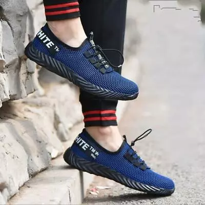 MARKENLOS Arbeitsschuhe S3 Sicherheitssandalen Herren Damen Sommer Stahlkappe Atmungsaktiv