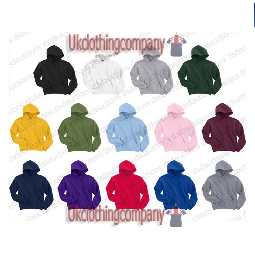 Gildan Kids Hooded Sweatshirt - Heavy Blend - Childrens Plain Hoodie Blank Hoody - Image 1 of 1