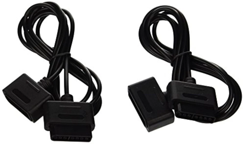 2 X Extension Cable For Super Nintendo SNES Controller For Super Nintendo 7Z - Image 1 of 3