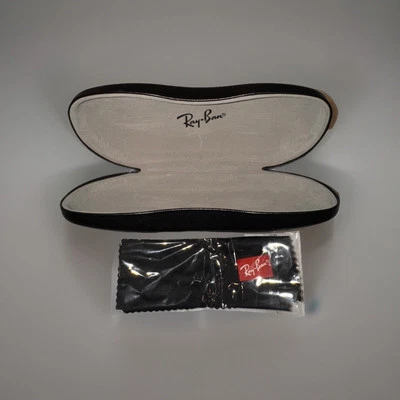 Auténtico estuche protector lateral duro grande Ray Ban para gafas de sol Foto 1 de 4