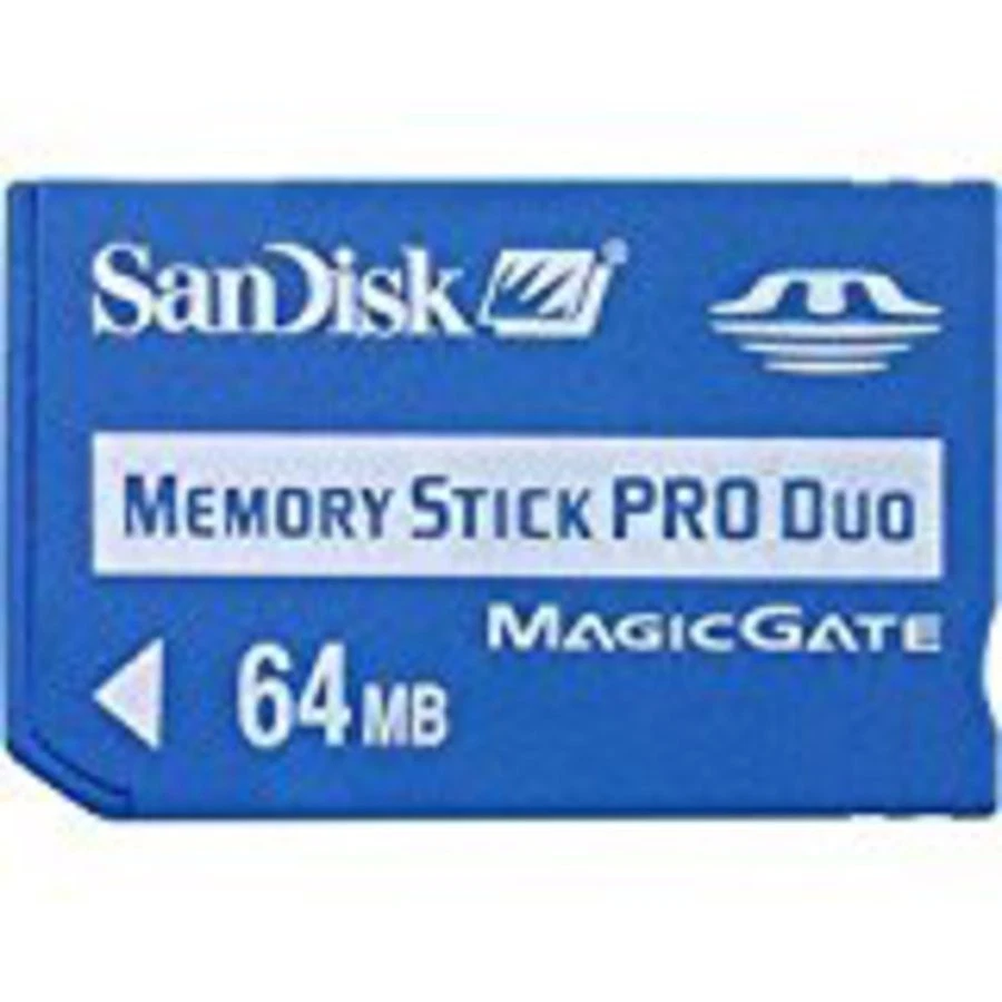 SanDisk 64 MB Memory Stick Pro Duo (SDMSPDS-64-A99) - Image 1 of 1