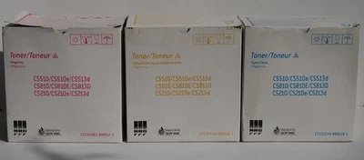 GESTETNER CS210 CYAN MAGENTA & YELLOW TONER CARTRIDGES - NEW CONDITION (c) - Image 1 of 4