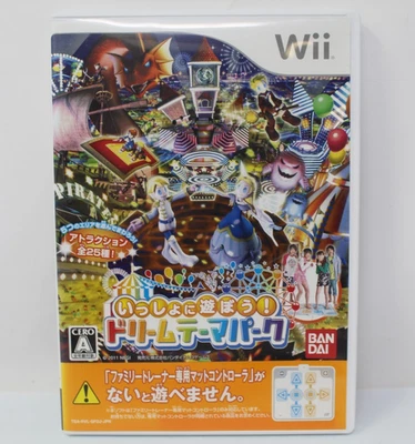 Let's Play Together! Dream Theme Park Nintendo Wii Japanese Video Game Complete - Image 1 of 3