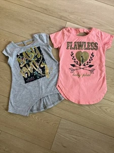Vtg Y2K 90s Hip hop Baby Phat Toddler 3t/4t Girls shirts Lot of 2 GUVC - Picture 1 of 6
