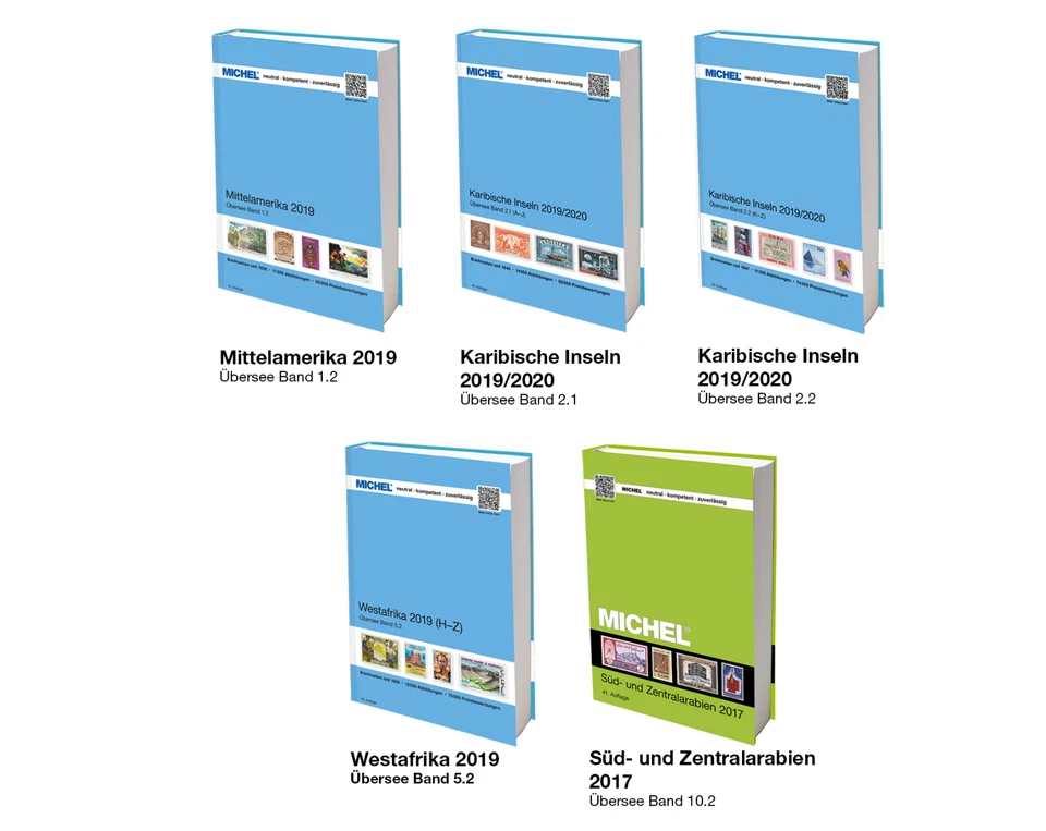 MICHEL Timbre Catalogue Outre-Mer Ensemble 5 Volumes NEUF - Photo 1/1