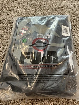 Fuji BTT 25th Annv A3 Ultra Lite Mens Brazilian Jiu-Jitsu BJJ Gi - Black w White - Image 1 of 4