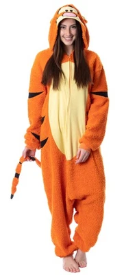 Disney Winnie The Pooh Adulto Tigger Disfraz Peluche Kigurumi Unión Traje Pijama XL Foto 1 de 4