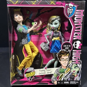 Paquete de 2 ataúdes de picnic Monster High Frankie Stein Jackson Jekyll - Imagen 1 de 15