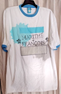 Camiseta Vintage Marithe Francois Girbaud RN 35527 Talla XXL 2XL Gráfica-T NUEVA SIN ETIQUETAS LEER Foto 1 de 4