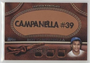 Guanto prodotto Topps 2011 targhetta in pelle Roy Campanella #MGL-RC HOF - Foto 1 di 3