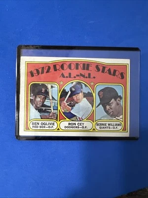 1972 Topps #761 Ron Cey/Bernie Williams/Ben Oglivie Rookie Stars A.L.-N.L. Foto 1 de 3