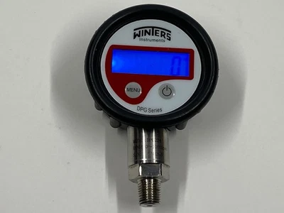 Winters DPG224 Digital Pressure Gauge ABS Case Rubber Boot Stainless 0-10000psi - Image 1 of 4