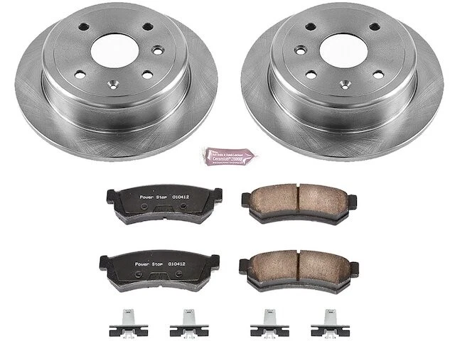 Kit de pastillas de freno trasero y rotor para 07-08 Suzuki Forenza Reno SV73M2 Foto 1 de 1