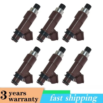 Juego de 6 inyectores de combustible para Subaru Outback Legacy B9 Tribeca 3,0 L H6 16611-AA700 Foto 1 de 4