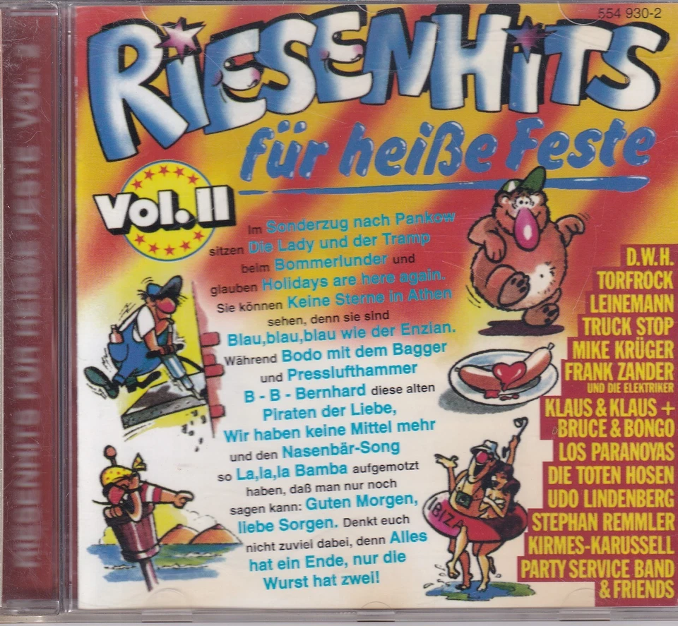 Riesen Hits für heiße Feste - Vol. II -CD-605- nahezu neuwertig - Bild 1 von 2