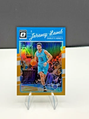 2016-17 Panini Donruss Optic Orange Prizm /199 Jeremy Lamb #47 SP Short Print - Image 1 of 3