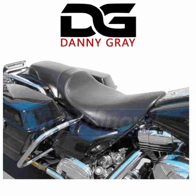 Danny Gray Weekday 2-Up Seat for 1997-2007 Harley Davidson FLHR Road King - hy Foto 1 de 4