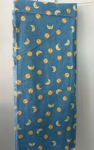 Susan Winger Fabric Sun Moon and Stars 2 Yards X 42 - Picture 1 of 3