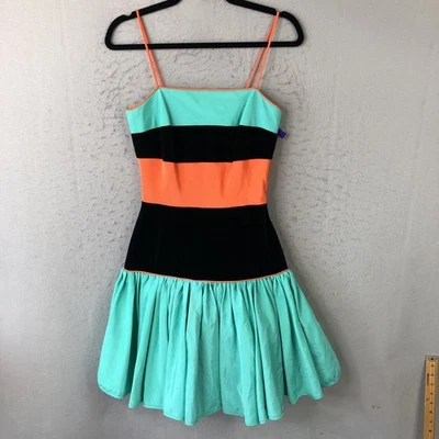 Платье Barboglio Cristina Jan женское маленькое в полоску коктейльное ретро - Изображение 1 из 4