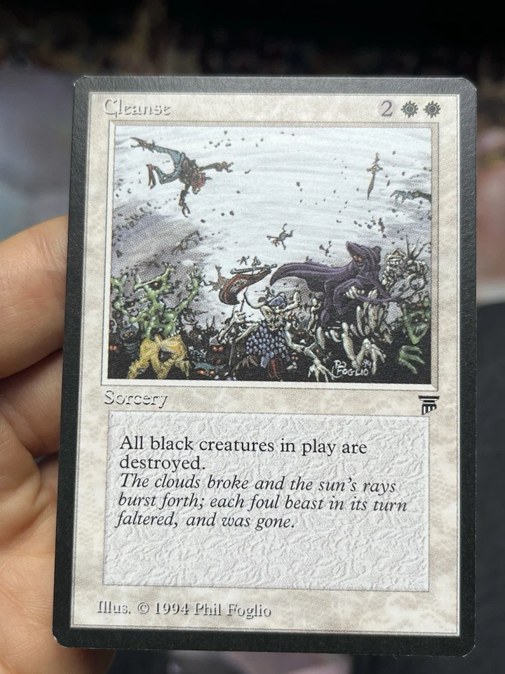 English Cleanse 🚫 Legends 🚫 Banned Card 🚫 Unplayed / Mostly Clean Mtg (1913) - Image 1 of 4