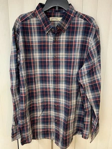 NWT Faded Glory Men’s Button Up Shirt, LS, Check Multicolored Size XL - Picture 1 of 6