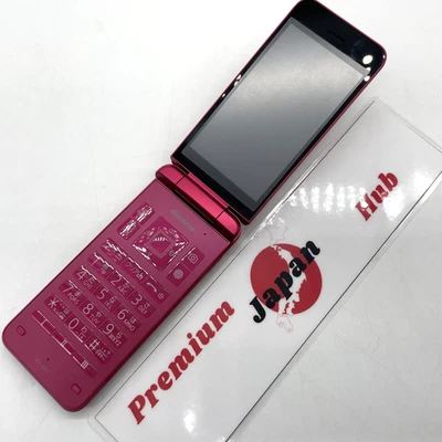 KYOCERA DIGNO Keitai KY-42C Red SIM-Free Flip Phone – Clean, Used, Fully Working - Image 1 of 4