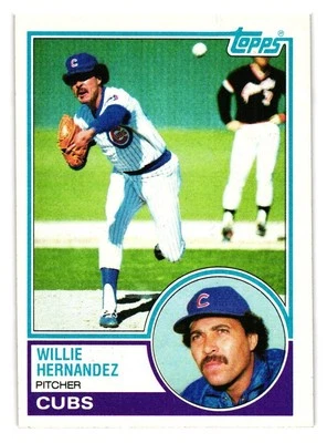 1983 Topps - #568 Willie Hernandez - Image 1 of 2