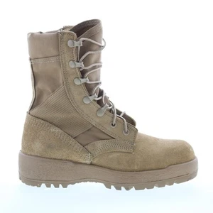 McRae DB-4 Hot Weather Made In USA 4CHW Mens Brown Wide Suede Tactical Boots - Picture 1 of 4