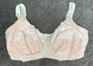 POUR MOI 18601 Amour 34FF unpadded NURSING BRA non wired IVORY/CHAMPAGNE vgc - Picture 1 of 11