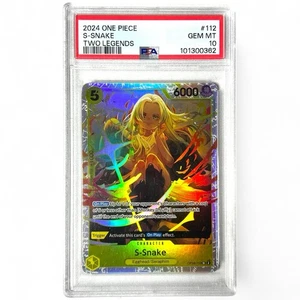S-Snake PSA 10 OP08-112 SR Two Legends Foil - One Piece TCG - Picture 1 of 1