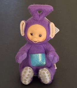 Playskool Teletubbies Beanlings Tinky Winky Plush 1998 Vtg 6" Orig Tag Purple - Picture 1 of 14