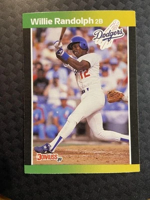 Nm Willie Randolph #T-8 1989 Donruss Traded Los Angeles Dodgers - Image 1 of 2