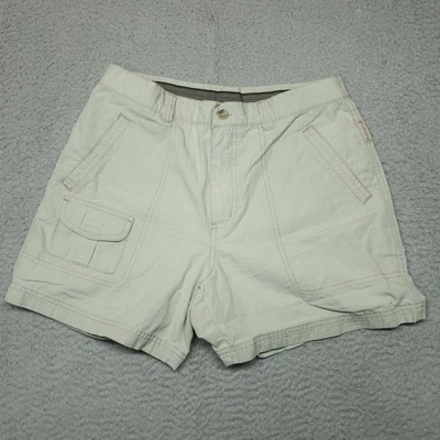 Columbia Sportswear Company Cargo Shorts Womens Size 10 Beige Pockets Outdoor - Image 1 of 4