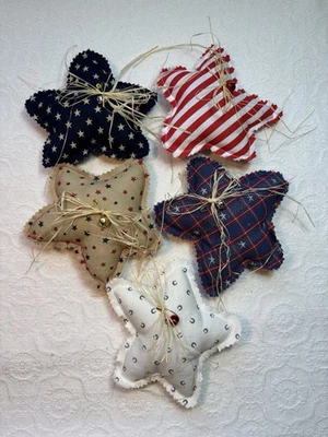 Americana ~ Enchimentos de tigela Patriotic Star ~ Dobras de bandeja em camadas ~ Conjunto de 5 - Imagem 1 de 3