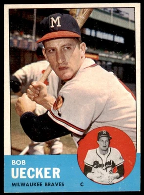 1963 Topps Set Break Bob Uecker #126 EX-EXMINT - Image 1 of 2