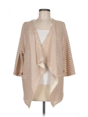 Cárdigan marrón con bisagra para mujer M Foto 1 de 4