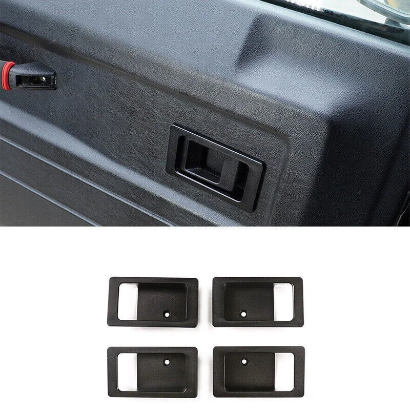Reemplace moldura para Land Rover Defender 110 2004-18 puerta interior cuenco taza aleación negra Foto 1 de 4
