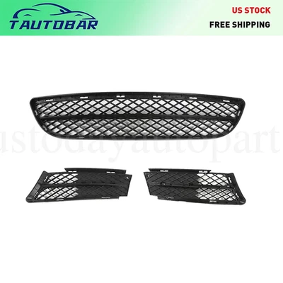 For 2006-2008 BMW 3 Series E90 E91 Front Bumper Lower Grille Cover Set 3PCS Foto 1 de 4